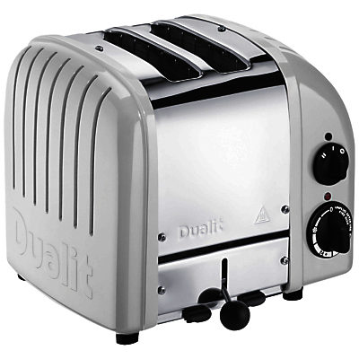 Dualit Made to Order Classic 2-Slice Toaster Stainless Steel/Telegrey Gloss Dualit Made to Order Classic 2-Slice Toaster Stainless Steel/Telegrey Gloss